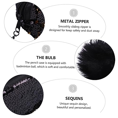 HOMSFOU Pailletten Bleistift Tasche Kosmetiktasche Meerjungfrau Design Glitzer für Mädchen von HOMSFOU