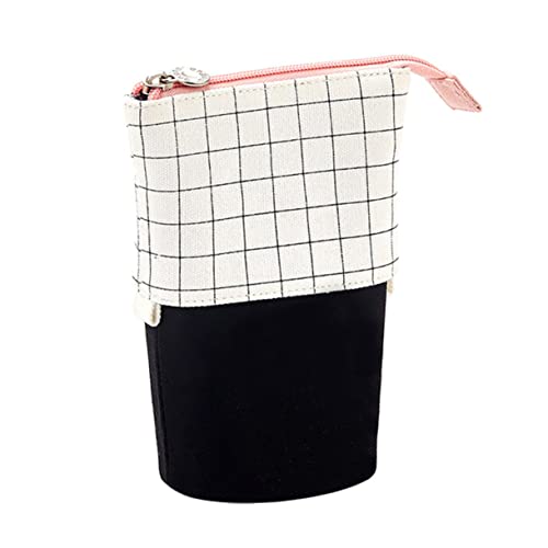 HOMSFOU 1stück Kreative Plaid Federtasche Stifte Und Schreibwarenaufbewahrung Strapazierfähigem Canvas Für Schule Und Büro von HOMSFOU