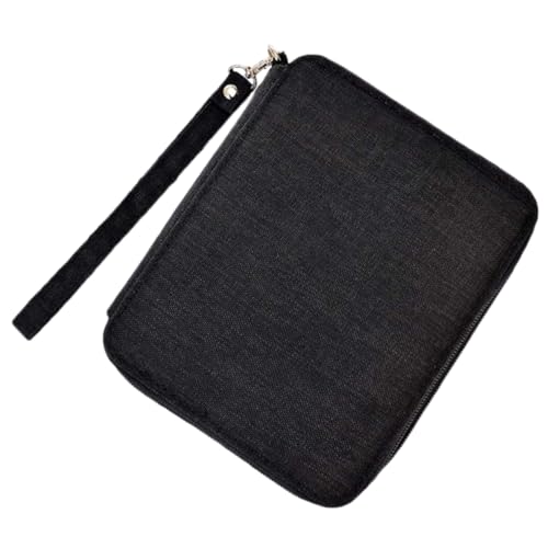 HOMSFOU 1 Stück Malen -pinselbeutel Einfache Schreibwarentasche Marker-Fall Markerorganisator Organizer Für Schreibwarentaschen Schreibwarenetuis Schulstiftbeutel Marker-Tragetasche Black von HOMSFOU