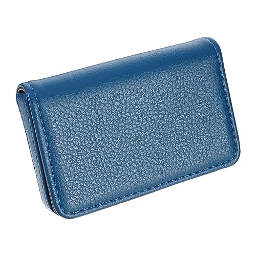 HOMSFOU Tragbarer PU Business Koffer Eleganter Kartenhalter für Visitenkarten RFID Schutz Magnetverschluss für Männer und Frauen von HOMSFOU