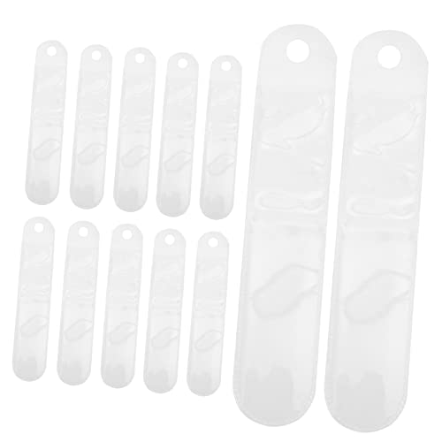 HOMSFOU 100 Stück Stifttasche Fall Taschen für Füllfederhalter Kappe Etui Brunnen Aufbewahrungstaschen für Stifte Stift mit Taschenlampe Stiftabdeckungen Papier Transparent von HOMSFOU