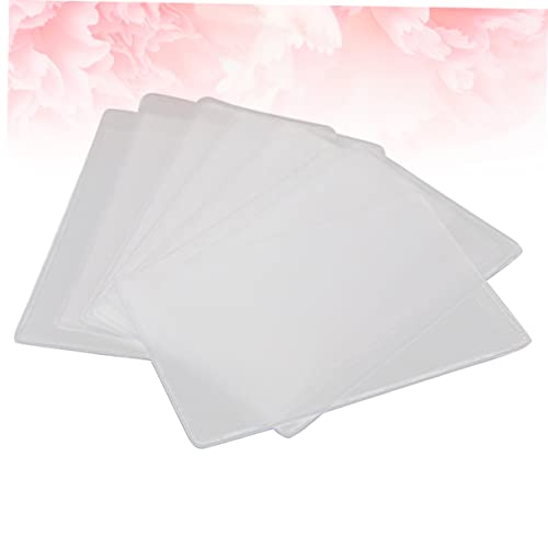 HOMSFOU 12 Stück Teiliges Transparenter Mattierter Buskartenhalter aus Leichtem PVC Schutzfunktional für Ausweis Mitglieds und Bankkarten Design zur Kartenorganisation von HOMSFOU