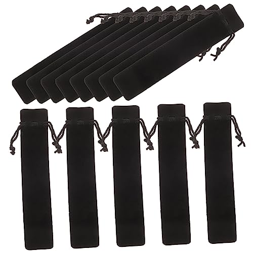 HOMSFOU 15 Stück Federmäppchen Füllfederhalter Kugelschreibertasche Tragbare Geschenkbeutel Stiftverpackungshülle Mit Samtbeutel Stifthaltertaschen Stiftverpackungstaschen von HOMSFOU