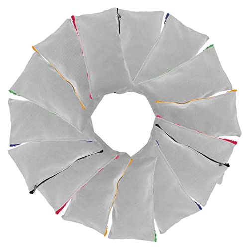 HOMSFOU 15 Stück Graffiti -Stiftbeutel Federmäppchen Masse Nettes Bleistiftkoffer Leinentasche Taschen Reißverschlusstasche aus Segeltuch Bleistiftbeutel mit Reißverschluss von HOMSFOU