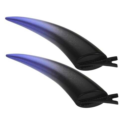 HOMSFOU 1Paar Haarspangen Horn für Frauen Gotische Ochsenhorn Haarclips Halloween Haarschmuck Langlebiges und Leichtes Material Vielseitig Einsetzbar von HOMSFOU