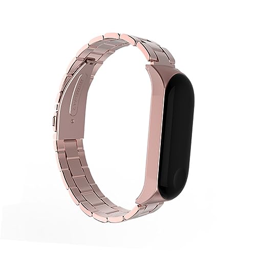 HOMSFOU 1stk Riemen Für Band 3 Band 3 Armband Ersetzen Band 3 Riemenersatz Uhrenarmbänder Für Herrenuhren Armband Für Männer Correa Para Hombre Herren Armband Leine Mann Metall Rosenpulver von HOMSFOU