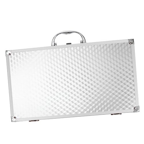 HOMSFOU 1Stk Soundkarten-Aluminiumbox Make-up-Aufbewahrungskoffer-Organizer rollender Aufbewahrungskoffer Transportbehälter für Soundkarten Soundkartenbehälter aus Aluminium Multifunktion HOMSFOU 1Stk Soundkarten-Aluminiumbox Make-up-Aufbewahrungskoffer-Organizer rollender Aufbewahrungskoffer Transportbehälter für Soundkarten Soundkartenbehälter aus Aluminium Multifunktion von HOMSFOU