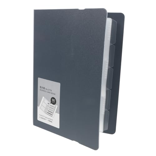 HOMSFOU Kartenhalter Für Visitenkarten Tragbare Visitenkartenbox Kartenetui Für Namenskarten Visitenkartenhalter Mit Platz Für Kreditkarten Praktische Kartenlagerung von HOMSFOU