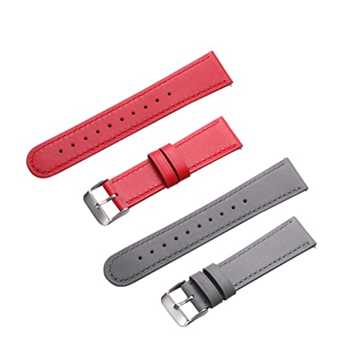 HOMSFOU 1Stk Armband Einfache Installation Uhren für Männer für Bands Hüllen für Männer für Frauen Smartwatch Boderry-Uhren für Herren Lederbänder für Männer Mann Armbänder Gurt rot von HOMSFOU