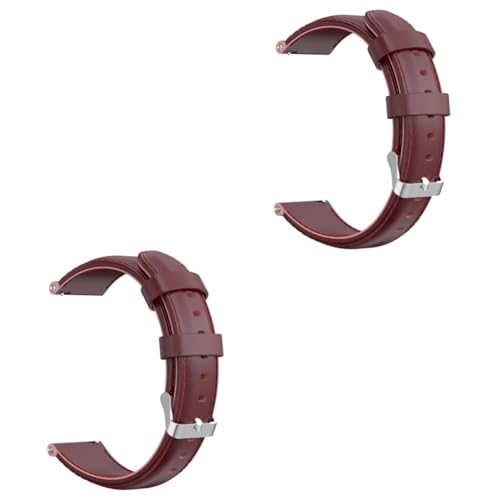 HOMSFOU 2 Stk Gen 4 Uhrenarmband Fossiles Gen-mm-Band verstellbare Lederuhr Herrenuhr uhrenarmbänder lederarmband Armband der 4. Generation Gurt repräsentativer Gürtel Männer und Frauen von HOMSFOU