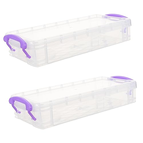 HOMSFOU 2 Stück Box Studenten Bleistift Organizer Federmäppchen Aufbewahrungsboxen Wirklich Nützlicher Aufbewahrungsturm Federmäppchen Organizer Aufbewahrung Bleistifte Farbe von HOMSFOU
