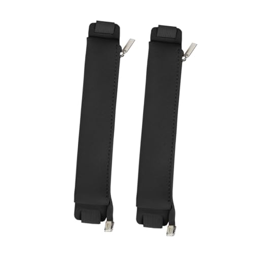 HOMSFOU 2 Stück Federmäppchen und Schreibwaren Planerkoffer Zeitschrift Fall Bleistifthalter Kleiner Stifthalter Journaling-Stifthalter Schreibwarentasche Pu Black von HOMSFOU