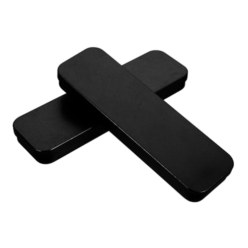 HOMSFOU 2stücke Federmäppchen Aus Blech Schreibwaren-Organizer Stiftebox-behälter Stifthalter Aus Weißblech Multifunktionsbox Stiftebox Aus Vielseitige Stifthalter Aus Blech Metallbox von HOMSFOU