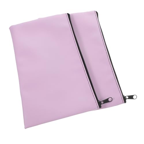 HOMSFOU 2stücke Einzahlungsgeld-münztaschen Quittungsbeutel Tragbare Bargeldtaschen Praktische Rechnungstaschen Schecktaschen Aus Aluminiumlegierung Und Pu-Leder Für Bargeld Schecks von HOMSFOU