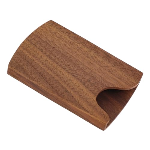 HOMSFOU 2 Stück Visitenkartenetuis Aus Holz Personalisierter Halter Visitenkarten Organizer Mini Ausweis/Namensfächer Schreibtisch Büro Kartenetui Kartenschutz Kartentasche Für von HOMSFOU