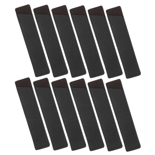 HOMSFOU 20 Stück Pu-Leder Stiftetui Einzelschutzhülle mit Weichem Innenfutter Stabiles Federmäppchen für Büro Schule Business Kompakter Taschenstifthalter und Organizer von HOMSFOU