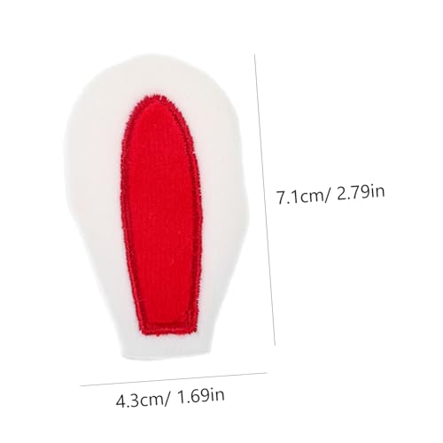 HOMSFOU 20 Stück Teiliges Kleine Stoff Hasenohren Charms für Haarreifen DIY Haarband Dekorationen Leichte Weiche Kaninchenohren Zubehör für Basteln Cosplay Hüte Taschen von HOMSFOU