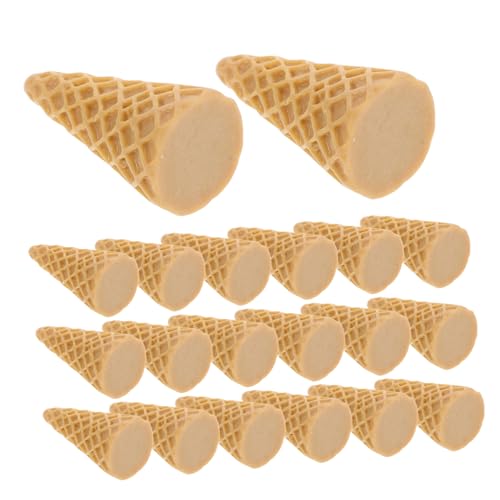 HOMSFOU 20stücke Eistüten-anhänger DIY-telefonhüllen-zubehör Anhänger Für Haarnadelherstellung Handarbeit Kleidung Taschen Schuhe Kopfbedeckungen von HOMSFOU