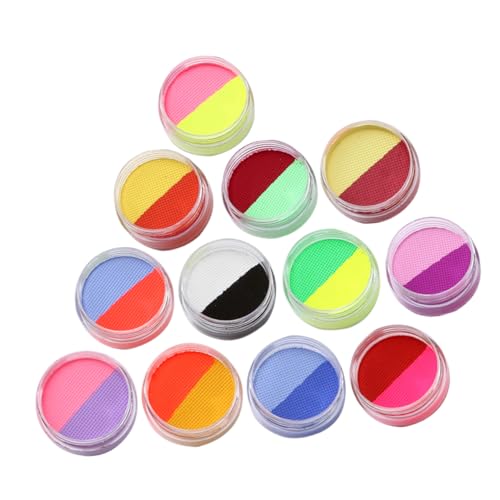 HOMSFOU 24 Farben Körperfarbe Satz für Gesichts Make Up Wasserlösliche und Leicht Abwaschbare Farben für Kinder und Erwachsene für Festivals und Karneval HOMSFOU 24 Farben Körperfarbe Satz für Gesichts Make Up Wasserlösliche und Leicht Abwaschbare Farben für Kinder und Erwachsene für Festivals und Karneval von HOMSFOU