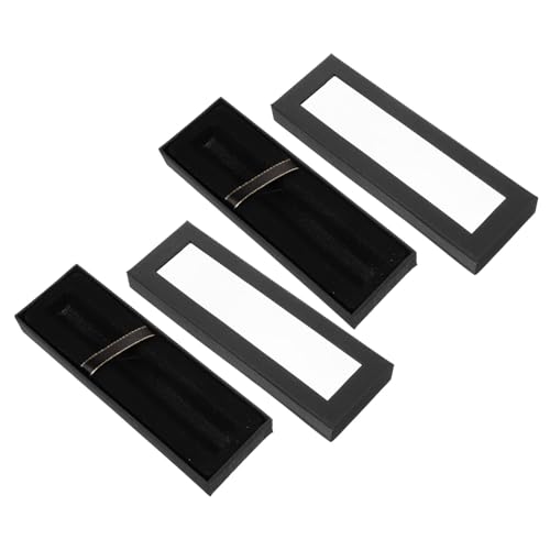 HOMSFOU 2stücke Transparente Stiftboxen Aus Papier Und Seide Dekorative Geschenkboxen Für Stifte Federmäppchen Als Aufbewahrungsbox Für Schreibwaren Organizer Für Bleistifte Und von HOMSFOU