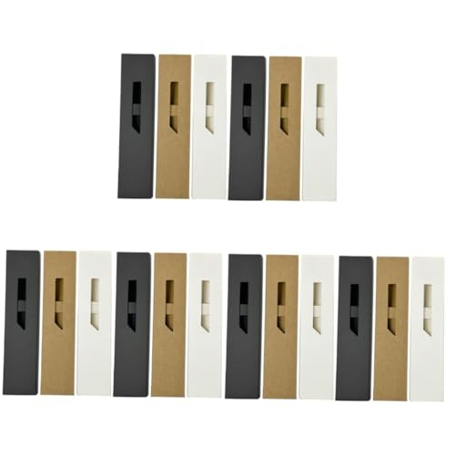 HOMSFOU 3 Sätze Teiliges Stifthalter Sichtfenster Stiftetui Für Einzelstifte Und Funktionales Design Für Kraftpapier 6 Stücke * 3 von HOMSFOU