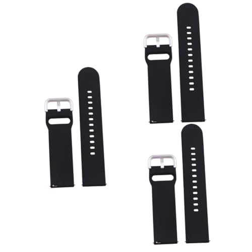 HOMSFOU 3 Stk Silikonband Intelligente Uhrenarmbänder Herrenuhrenarmbänder Bänder Für Männer Bequemes Uhrenarmband Accessoires Für Männer Herrenbands Kieselgel Zubehör Mann Anschauen von HOMSFOU