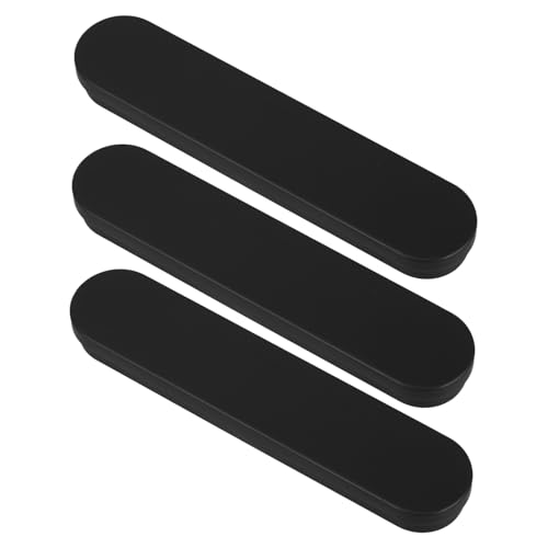 HOMSFOU 3 Stück Federmäppchen Federmäppchen Kaffee -rührerhalter Federmäppchen Metall Marineblaues Federmäppchen Stifthalter Aus Aluminium Federmäppchen Lanzette Weißblech Schwarz von HOMSFOU