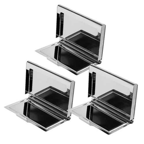 HOMSFOU 3 Stück Teiliges Visitenkartenetui Schlankes Langlebiges Metall Kartenetui mit Schnallenverschluss und Kratzfest Business Accessoire für Damen und von HOMSFOU