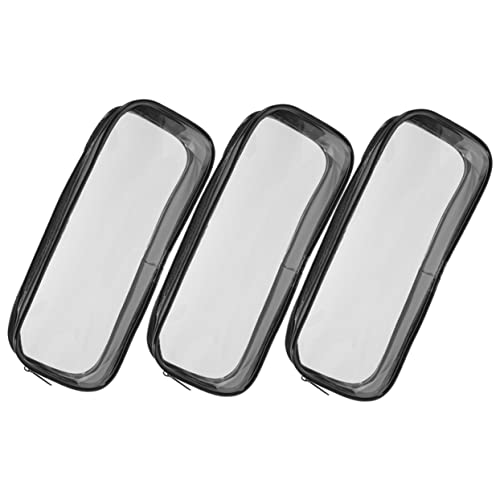 HOMSFOU 3 Stück Ästhetische Federmäppchen Für Prüfungen Große Aufbewahrungstasche Für Schreibwaren Reißverschluss Stifttasche Für Jungen Und Mädchen von HOMSFOU