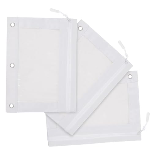 HOMSFOU 3stücke Binder-dokumententasche Mit Reißverschluss Binder-bleistifttaschen Polyestermaterial Organizer Für Büro Und Reisen Passt in Handtasche Und Schreibtisch von HOMSFOU