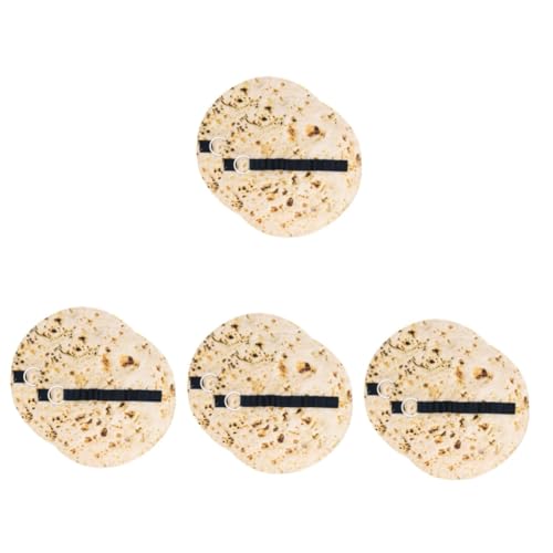 HOMSFOU 4 Sätze Burrito Bleistifttasche Etui Große Federmäppchen Bleistift-wrap-Tasche Leinentasche Tortilla-federmäppchen Federmäppchen Groß Schlank Segeltuch 2 Stücke * 4 von HOMSFOU