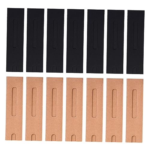 HOMSFOU 40Stücke Kraftpapier Stiftbeutel Faltbare Stifthüllen für Büro und Schule Kraftpapier für Stifte und Füllfederhalter Langlebig und Praktisch von HOMSFOU
