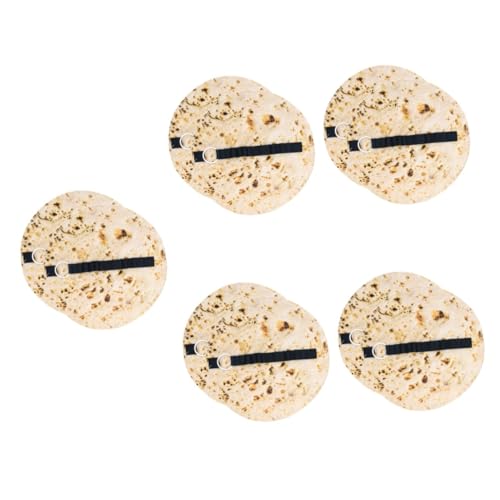HOMSFOU 5 Sätze Burrito Bleistifttasche Federmäppchen Groß Burrito-federmäppchen Tortilla-federmäppchen Bleistift-wrap-Tasche Aufrollbares Federmäppchen Leinentasche Segeltuch 2 Stücke * 5 von HOMSFOU