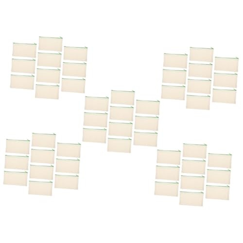 HOMSFOU 5 Sätze DIY Federmäppchen Canvas Leere Stiftetasche Mit Reißverschluss Bastel Tasche Zum Gestalten Für Stifte Kosmetik Und Aufbewahrung 10 Stück * 5 von HOMSFOU