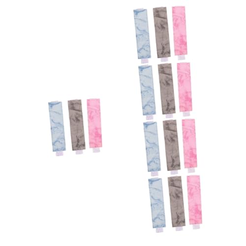 HOMSFOU 5 Sätze Signature Stiftbeutel Ärmel Tasche Federmäppchen Notizbuch Stiftetui Mit Gummiband Journal Stifthülle Stifthülsen Stiftspeicherbeutel Pu Zufällige Farbe 3 Stück * 5 von HOMSFOU