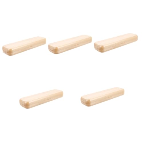 HOMSFOU 5 Stück Stifthalter groß mit Weiß Veranstalter Fall behälter Etui leerer Stift-Organizer Geschenkbox Bleistiftspender für das Klassenzimmer Tragbarer Stift-Organizer Ahorn von HOMSFOU