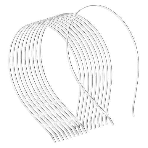 HOMSFOU 50 Stück Blank Haarreifen DIY Haarreif Zubehör für Frauen Glatte Metall Haarbänder Bastelmaterial für Party Hochzeit von HOMSFOU