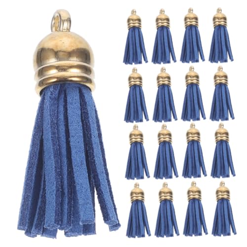 HOMSFOU 50stücke Diy-quasten Für Schmuckherstellung Taschenanhänger Geldbörsen-schlüsselanhänger Bastelzubehör Handtaschen-charms Quasten-anhänger Zum Schmücken von HOMSFOU