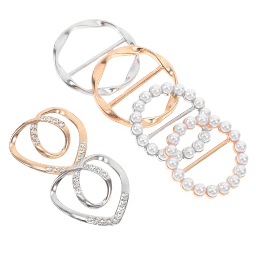HOMSFOU 6stücke Teiliges Schmuck Clips Für Frauen Schalringe Mit Perlen Und Strass T-shirt-clip Für Lockere Kleidung Runde Und Herzförmige Designs Für Vielseitige Outfits HOMSFOU 6stücke Teiliges Schmuck Clips Für Frauen Schalringe Mit Perlen Und Strass T-shirt-clip Für Lockere Kleidung Runde Und Herzförmige Designs Für Vielseitige Outfits von HOMSFOU