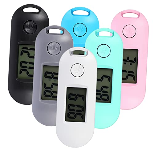 HOMSFOU 6stücke Digitaluhr Mit Led-anzeige Und Schlüsselanhänger Und Tragbar Stille Quarzuhr Mit LCD-Display Für Studierende von HOMSFOU