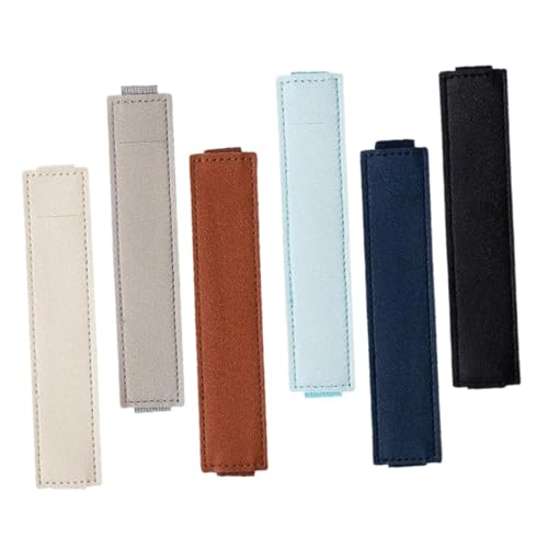 HOMSFOU 6stücke Teiliges Pen Sleeve Mit Elastischem Band Praktische Stiftaufbewahrung Für Notizbücher Pu Farben Erhältlich Für Büro Schule Und Unterwegs von HOMSFOU