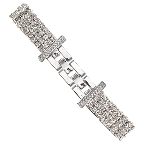 HOMSFOU -Armband suit women Silbernes Uhrenarmband professionelles Uhrenteil Uhr 4 klassische armbanduhren für damen Professionelles Uhrenarmband Teil ansehen empfindlich Gurt von HOMSFOU