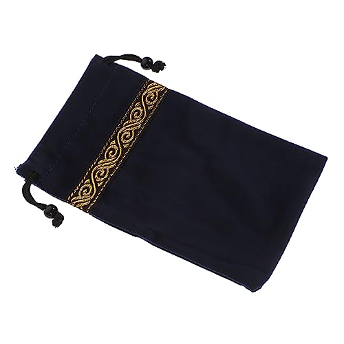 HOMSFOU Aufbewahrungstasche Tarot Samtbeutel Tarot Stofftasche aufbewahrungssack Storage Pockets Geschenkbeutel mit Kordelzug für Tarotkarten schicker Tarotkartenhalter Geldbörse Zubehör von HOMSFOU