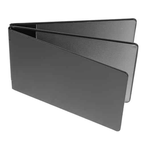 HOMSFOU Autokartenhülle Zulassungshülle Faltschutz LKW Autoversicherungshülle Dokumente Fahrzeugorganisation Führerscheinhülle Dokumentenhalter Organizer Mit PC Schwarz von HOMSFOU