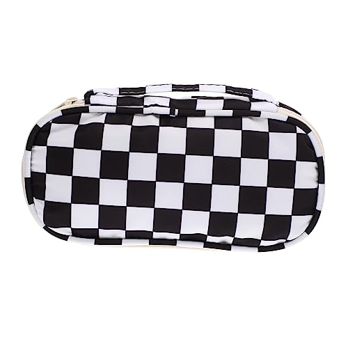 HOMSFOU Schreibwarenorganisator Bleistiftbox Großer Stauraum Mit Reißverschluss Ästhetisches Federmäppchen Für Schule Büro Organizer von HOMSFOU