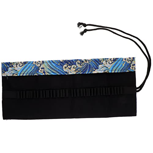 HOMSFOU Rollmäppchen Aus Baumwoll-leinen Für Bleistifte Und Buntstifte Mit Großem Fassungsvermögen Und Schutz Vor Kratzern Tragbar Und Praktisch Für Täglichen Gebrauch von HOMSFOU