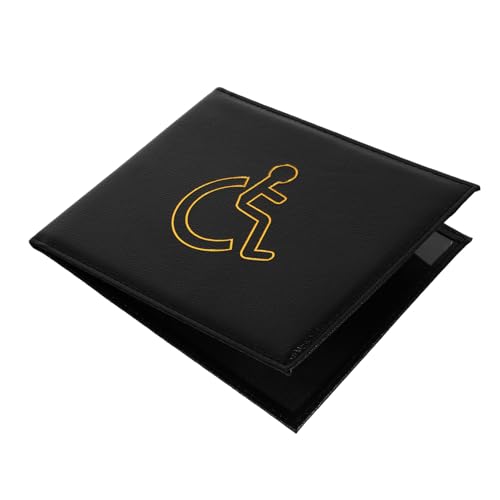 HOMSFOU Kartenhalter Für Ausweise Tragbare Schutzhülle Für Behinderten Ausweis Id-kartenhülle Multifunktionale Ticket-Organizer Langlebig Und Leicht Zu Transportieren von HOMSFOU