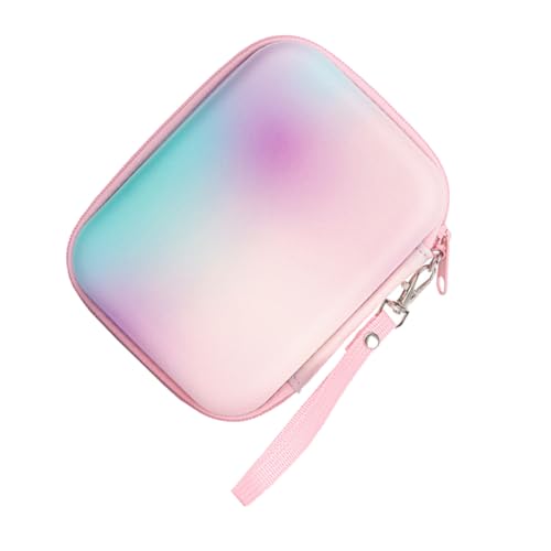 HOMSFOU Drucker-Aufbewahrungstasche USB Halter Fall Speicherorganisator Nordorganisatortasche Reisekabel-Organizer-Etui Reisekoffer mit elektronischem Organisator Elektroniktasche Eva Bunt von HOMSFOU