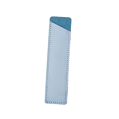 HOMSFOU Echtleder Stifthalter Für Schule Stiftetasche Im Vintage Stil Blau Für Aufbewahrung Von Schreibutensilien von HOMSFOU