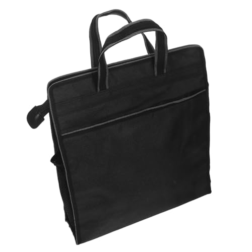 HOMSFOU Ergonomische Oxford Aktenmappe mit Gepolstertem Griff Tragbare Dokumententasche mit Reißverschluss Sicherer Business-organizer für Arbeit und Reisen Handliche Aktentasche für und von HOMSFOU